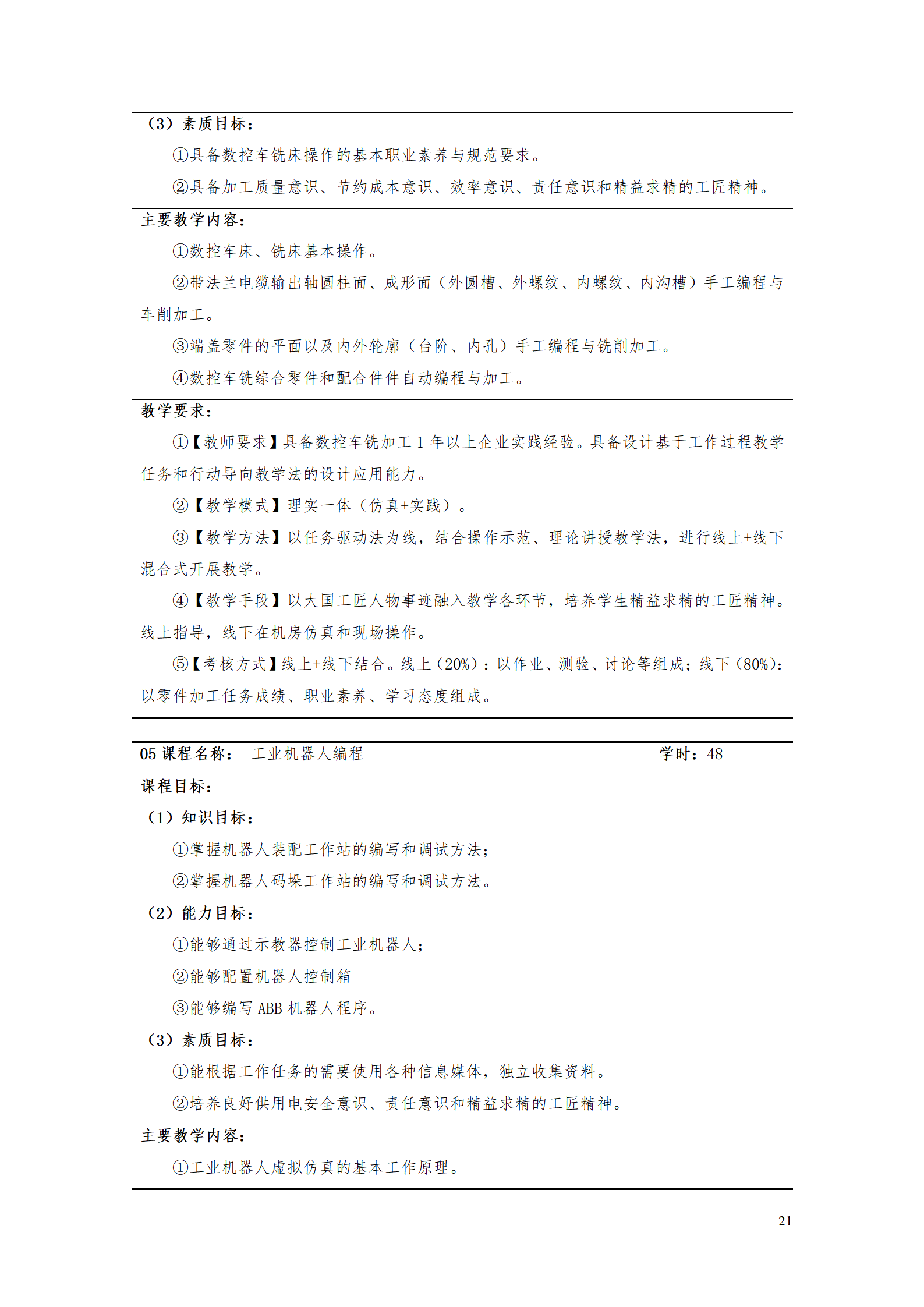 湖南机电职业技术学院2021级智能制造装备技术专业人才培养方案7.30_23.png